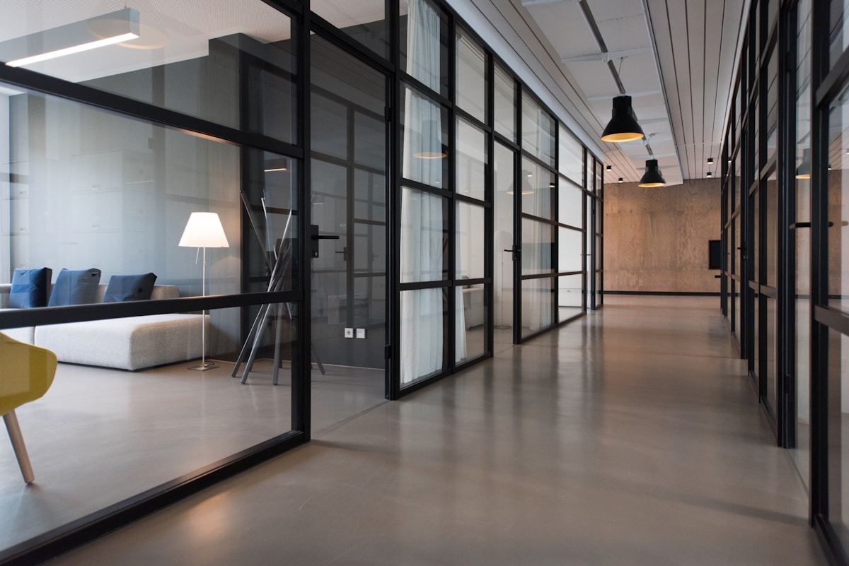 AI Growth Agency studio in the one-north district at evening